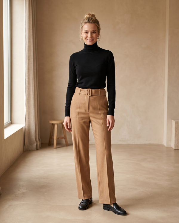 Damen Hosen mit hoher Taille