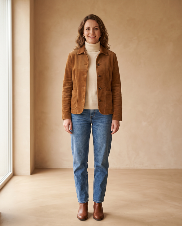 Damen Cordjacken