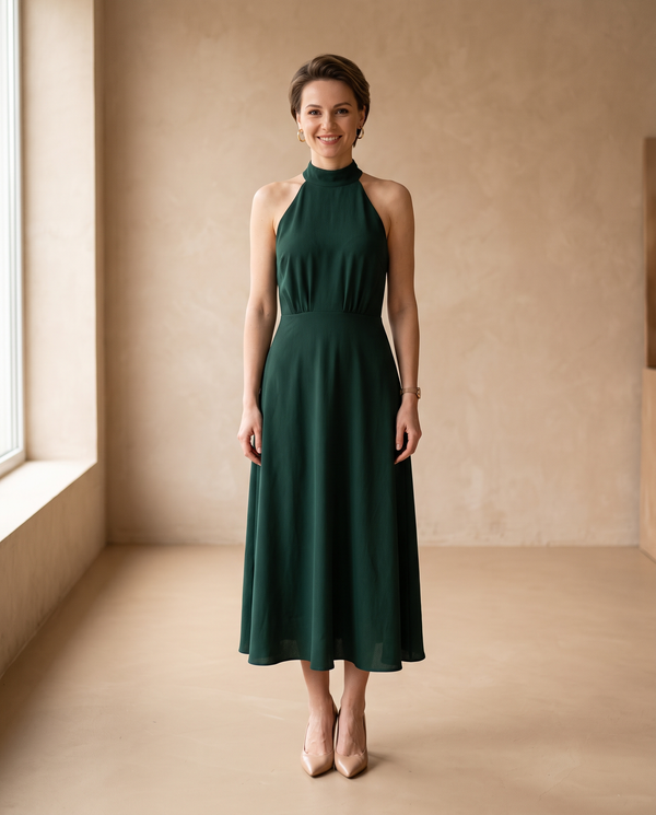 Damen Neckholder-Kleider