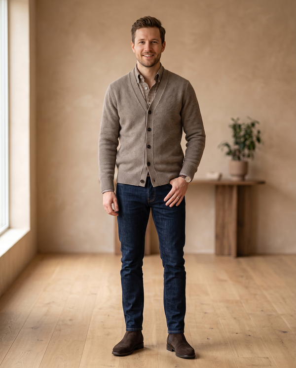 Herren Strickjacken