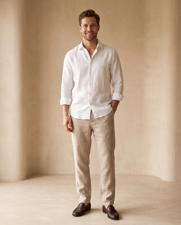 Herren Leinenhosen