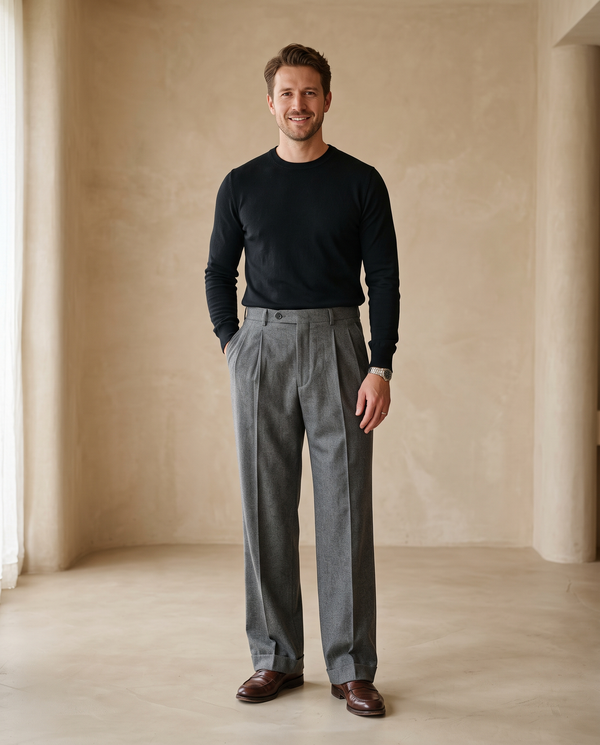 Herren Weite Hosen