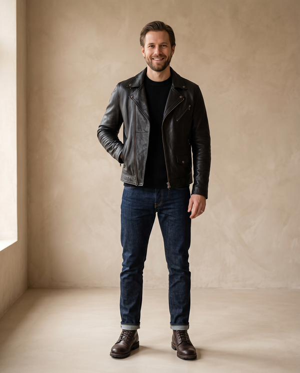 Herren Bikerjacken