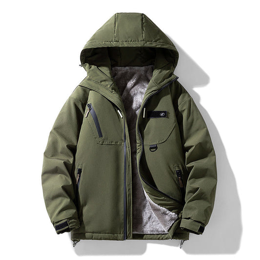 Leichte Herren-Thermojacke mit Kapuze und Innenfutter - Orven