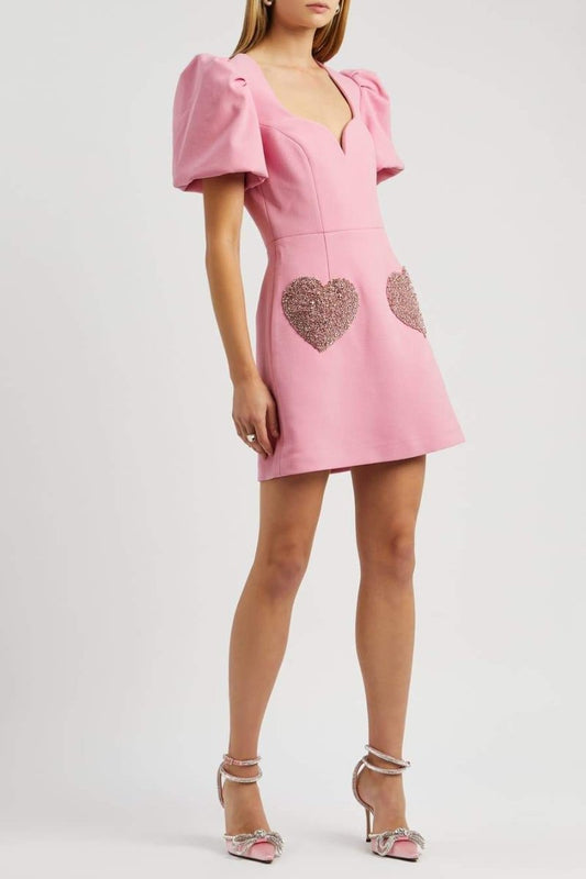 Felicia - Minikleid mit Diamantenherz