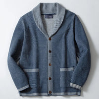 Olivier - Lässiger Jacquard-Strickmantel für Männer