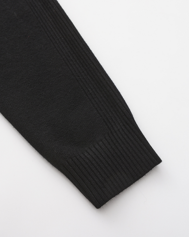 Herren Rollkragenpullover glatter Strick, langarm – Aldren