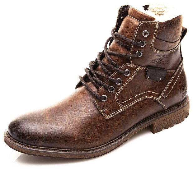 Winterstiefel mit Ledereffekt für Herren - Darsen
