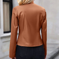 Biker-Lederjacke mit moderner, markanter Optik
