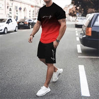 Sportliches Herrenset im modernen urbanen Stil aus atmungsaktivem Stoff - Mauro