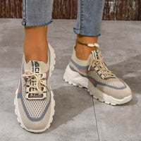 Adele - Turnschuhe aus Mesh mit Spitzendetails