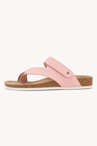 Flache Zehensandalen für Damen mit gekreuzten Riemen – Alondra