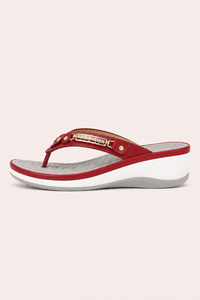 Orthopädische Sandalen für Damen mit ergonomischem, rutschfestem Keilabsatz – Marlies