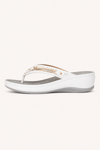 Orthopädische Sandalen für Damen mit ergonomischem, rutschfestem Keilabsatz – Marlies