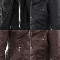 Lederjacke Damen robuste Eleganz mit Hochwertigem Leder für Stilbewusste Frauen und urbanem Look - Monika