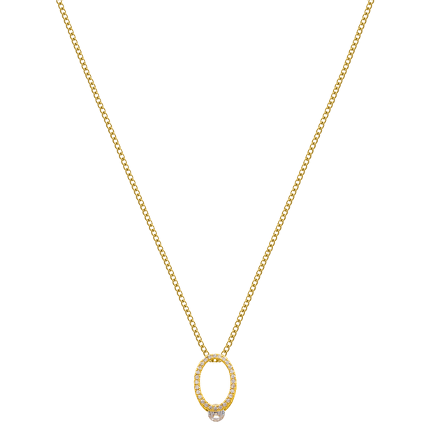Lamp Kette 14K Vergoldet