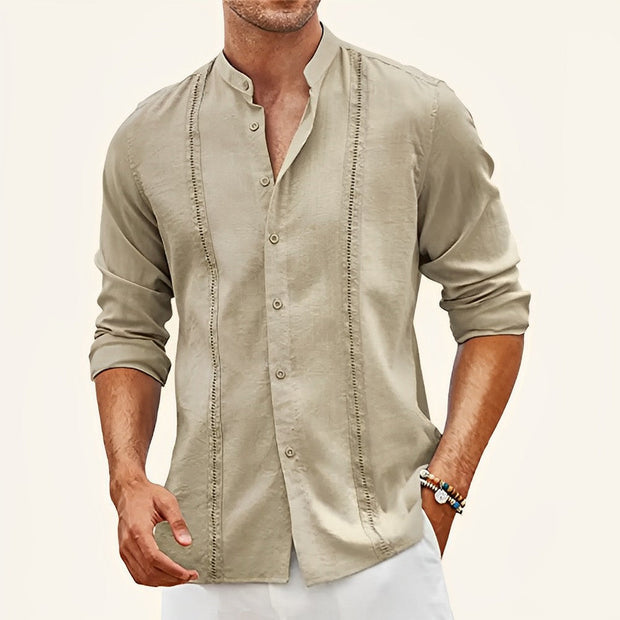 Toby - Slim Casual Leinenhemd