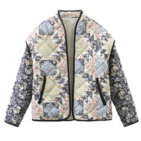 Steppjacke mit lockerer Passform und Print im Steppdesign