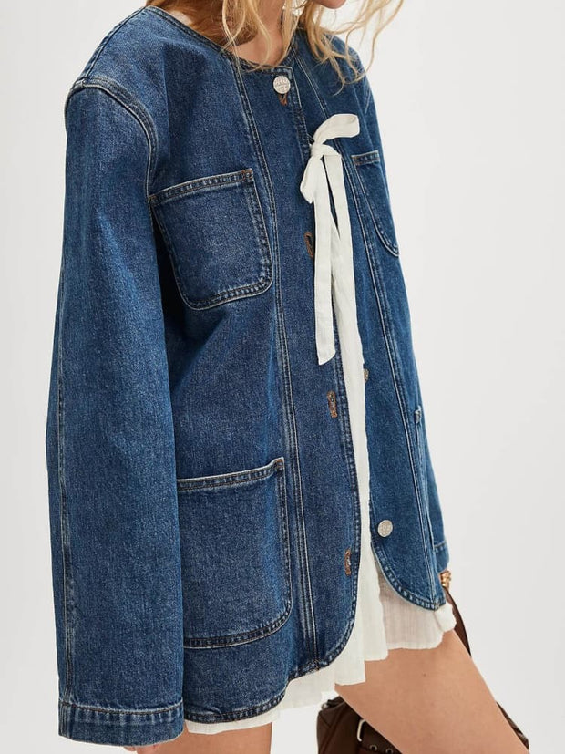 Jeansjacke in Blau