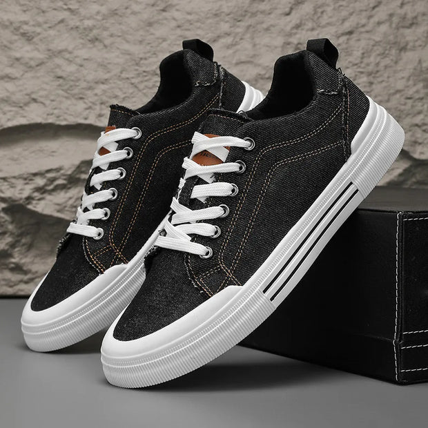 Low-Top Denim-Schuh - Delap