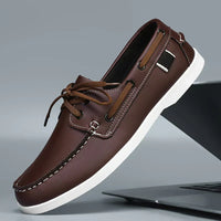 Leder-Boot-Schuh - Leno