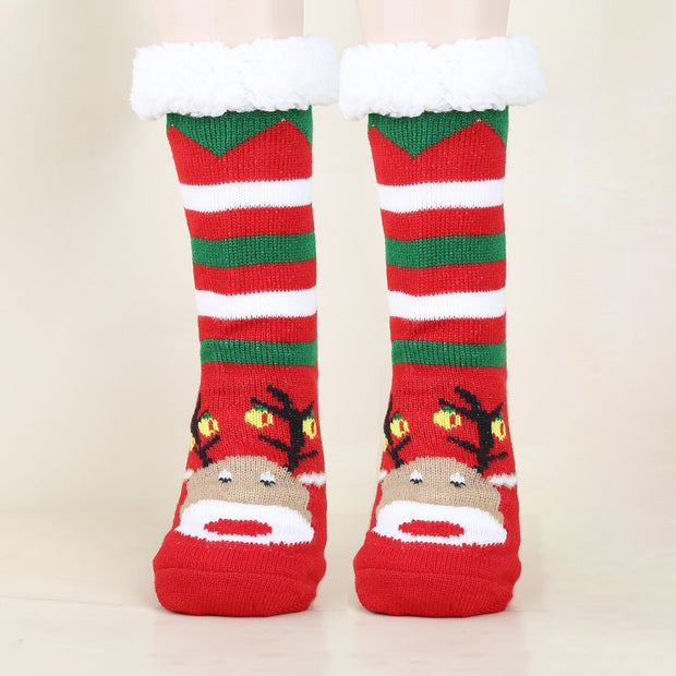 Gemusterte Wintersocken