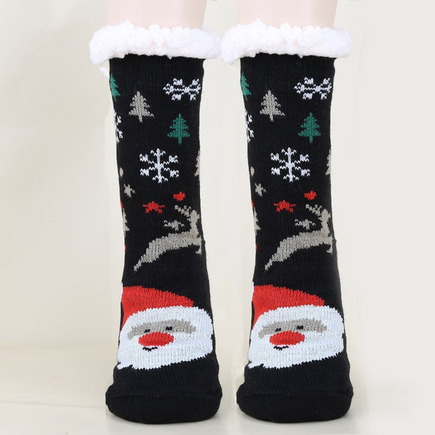 Gemusterte Wintersocken