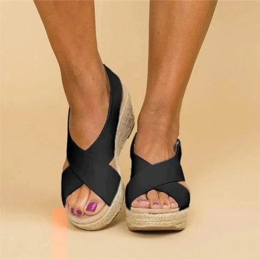 Sommerliche Elegante Espadrille Sandalen für Damen