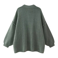 Ursula - Gebreid oversized-Weste