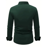 Herrenhemd mit langen Ärmeln, Slim Fit, klassischer Kragen – Heinrich