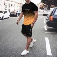 Sportliches Herrenset im modernen urbanen Stil aus atmungsaktivem Stoff - Mauro