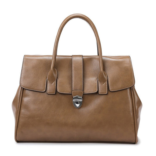 Damenhandtasche aus Kunstleder mit großem Fassungsvermögen und anspruchsvollem Stil - Élodie