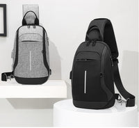 Wasserdichte, diebstahlsichere Herren-Kreuztasche im urbanen Stil - Matteo