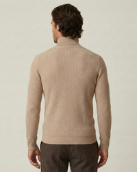 Herren Rollkragenpullover Rippstrick, langarm – Tadeo