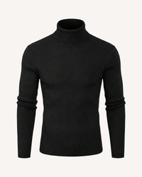 Herren Rollkragenpullover Rippstrick, langarm – Tadeo