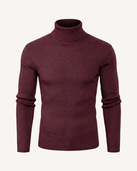 Herren Rollkragenpullover Rippstrick, langarm – Tadeo
