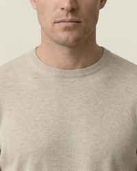 Herrenpullover feiner Strick, Rundhals, langarm – Ciro