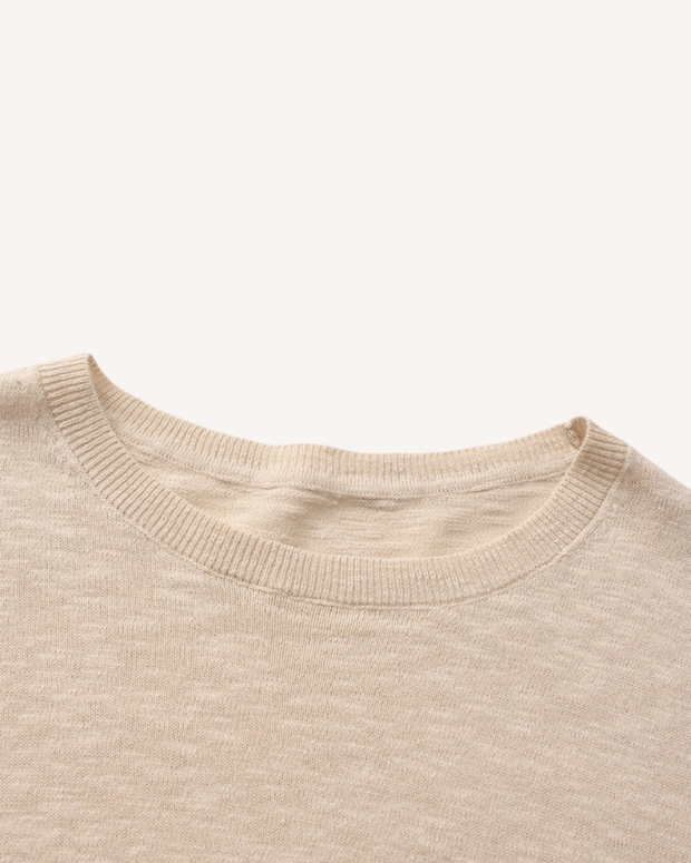 Herrenpullover feiner Strick, Rundhals, langarm – Ciro