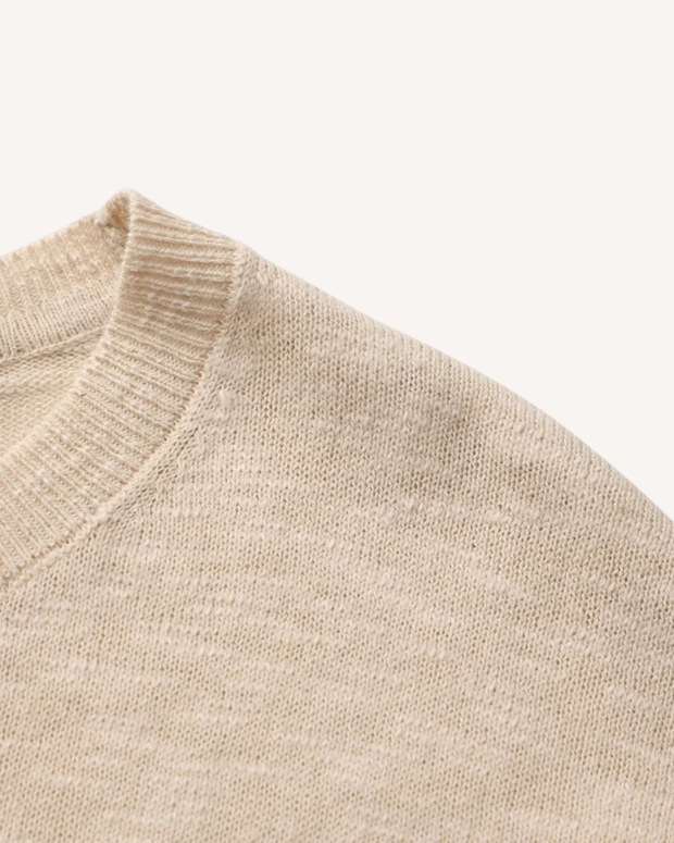 Herrenpullover feiner Strick, Rundhals, langarm – Ciro