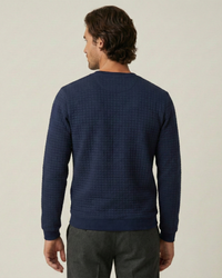 Herrenpullover Gofré-Strick mit Rundhals, langarm – Loris
