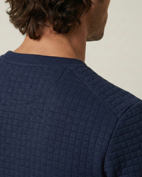 Herrenpullover Gofré-Strick mit Rundhals, langarm – Loris
