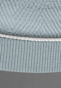 Herrenpullover gestreift mit Rundhals & Struktur-Strick – Tobias