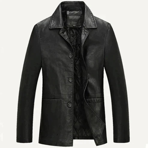Herren Lederjacke Premium Kunstleder zeitlos - Conrad
