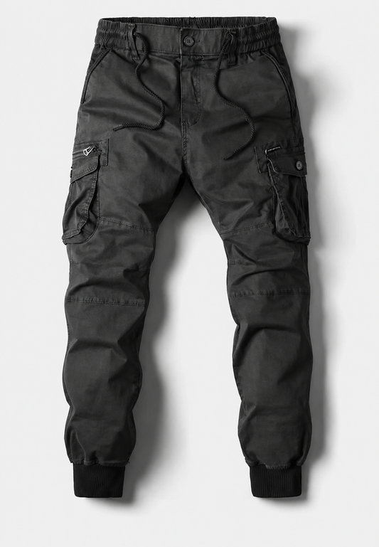 Herren-Jogginghose im Cargo-Stil mit mehreren Taschen und Reißverschluss – Nicolai