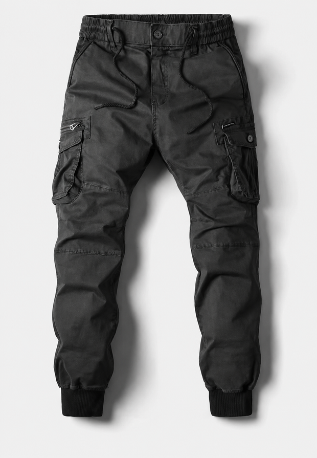 Herren-Jogginghose im Cargo-Stil mit mehreren Taschen und Reißverschluss – Nicolai