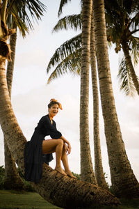 Ocean Chic - Button-up-Strandkleid aus Baumwolle