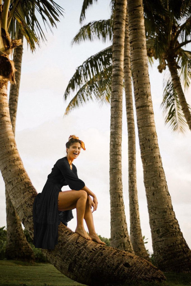 Ocean Chic - Button-up-Strandkleid aus Baumwolle