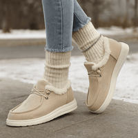 Mokassin-Stiefelette mit Plüschfutter - Cerine