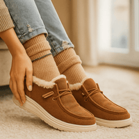 Mokassin-Stiefelette mit Plüschfutter - Cerine