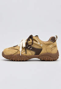 Damen Chunky Sneaker mit Materialmix & voluminöser Sohle – Brina
